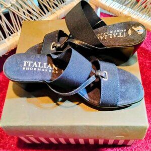 Italian Shoemaker shoes sandals, Made in Italy (7) 7.5 NWT *read
